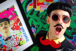 Nuno Roque - Ulisex Grafitti Video Interview - Moustache Bow Tie (Rouge)