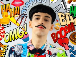 Nuno Roque - Comics Overdose (Duck) - La Mafia Dell'Arte - Moustache Bow Tie - Pop Music - Photography - Contemporary Art - Collage - Bow Tie